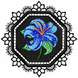 Flowers Embroidery Design 4